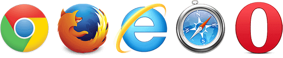 differnt types of browser images