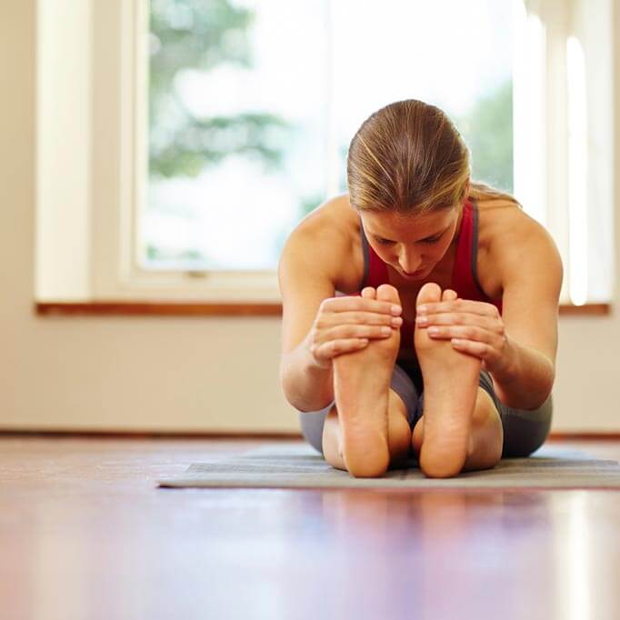 Yoga stretching exercise